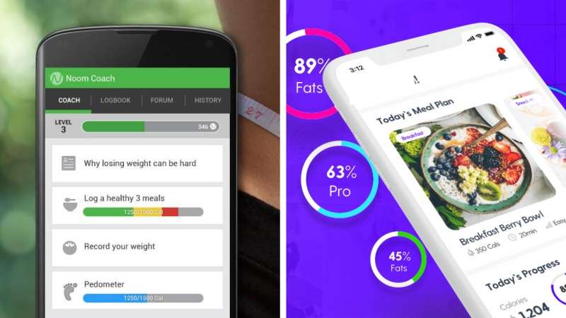 g plans vs noom diet apps
