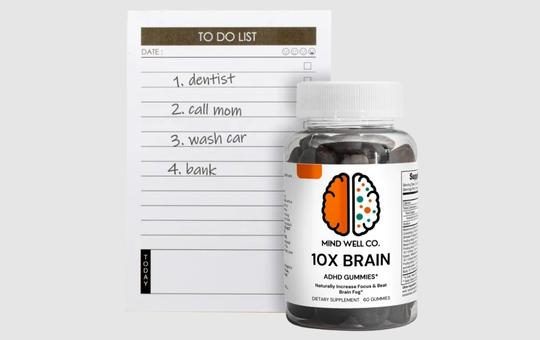 10x brain mushroom gummies