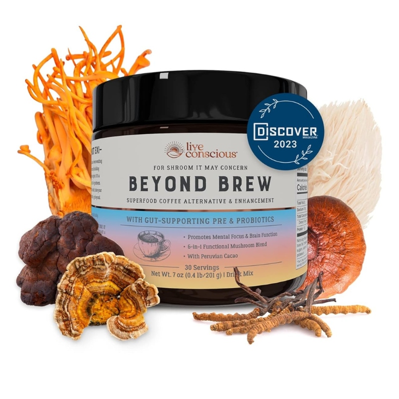 live conscious beyond brew mushroom coffee