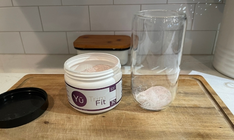 trimfit powder in my glass