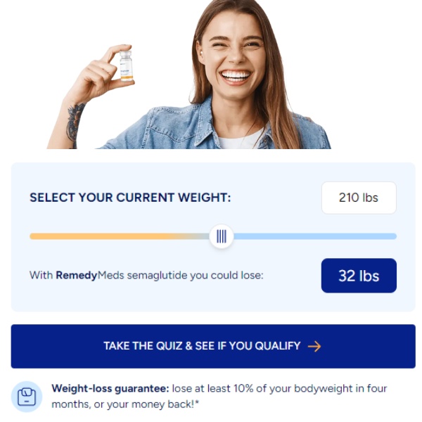 remedy meds semaglutide weight checker