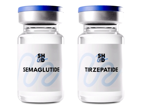 semaglutide and tirzepatide from shredrx